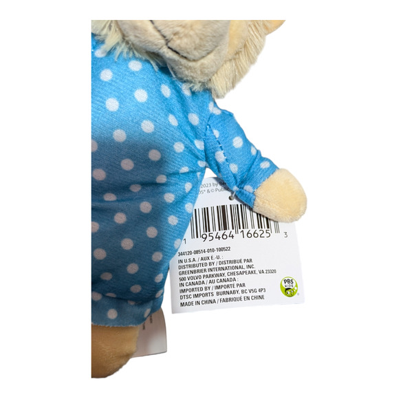 PBS Kids Stuffed Plush - New - The Berenstain Bears - Mama Bear-Brand New NWT - Picture 3 of 5